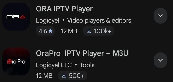 تحميل تطبيق ORA PRO & ORA PLAYER