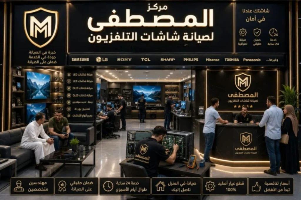 تصليح شاشات في مصر الجديدة 01024856600 | مركز المصطفى لصيانة الشاشات في المنزل