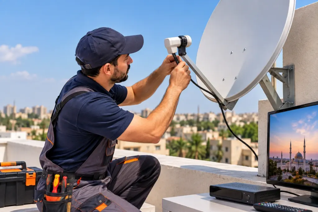 صيانة وتركيب الدش